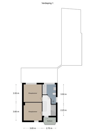 Floorplan - van Plettenbergstraat 23, 6269 CT Margraten