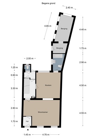 Floorplan - Bosstraat 87, 6291 CG Vaals