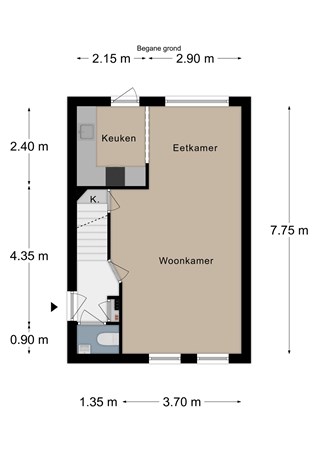 Floorplan - Van Schaluynhofstraat 27, 6269 DC Margraten