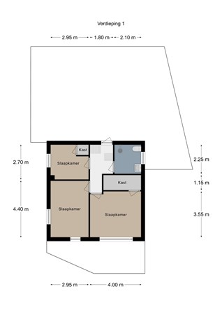 Floorplan - Rijksweg 9, 6269 AA Margraten