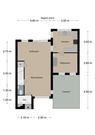 Floorplan - In de Molt 15, 6269 EG Margraten