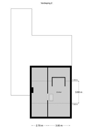 Floorplan - Valkenburgerstraat 38, 6325 BN Berg en Terblijt