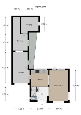 Floorplan - Schoolstraat 13, 6271 JD Gulpen