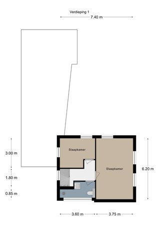 Floorplan - Schoolstraat 13, 6271 JD Gulpen