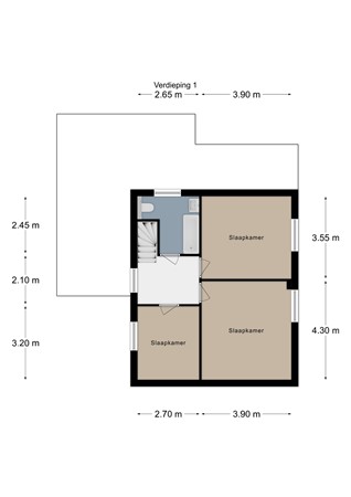 Floorplan - Oude Baan 13C, 6286 BD Wittem