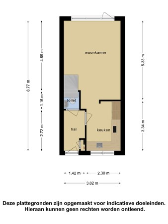 Floorplan - Oosterstraat 7B, 4671 BW Dinteloord