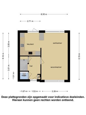 Floorplan - Trompstraat 10, 4671 AT Dinteloord