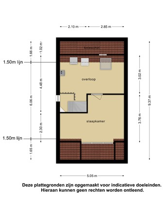 Floorplan - De Weverij 16, 4651 DW Steenbergen