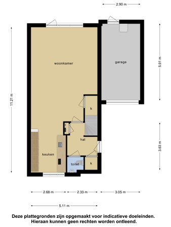 Floorplan - Boeier 11, 4671 DS Dinteloord