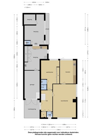 Floorplan - Westgroeneweg 45, 4671 CL Dinteloord