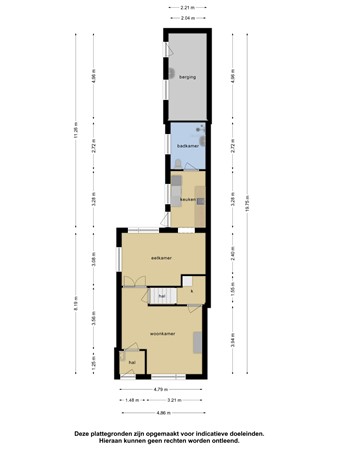 Floorplan - Oosterstraat 41, 4671 BX Dinteloord