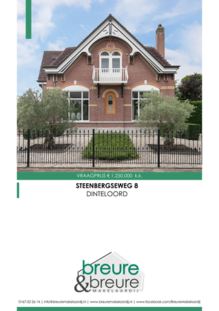 Brochure preview - Brochure Steenbergseweg 8 Dinteloord.pdf