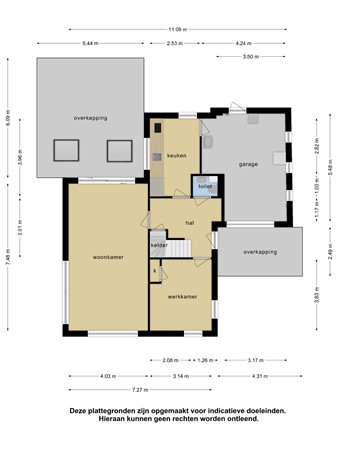 Floorplan - Steenbergseweg 40, 4671 BG Dinteloord