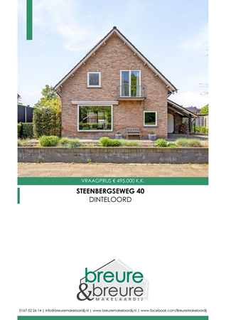 Brochure preview - Steenbergseweg 40, 4671 BG DINTELOORD (1)