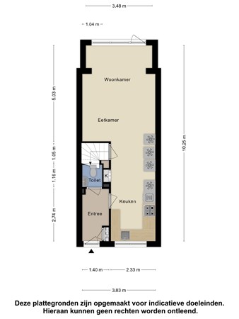 Floorplan - Oosterstraat 7a, 4671 BW Dinteloord