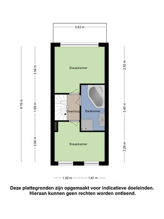 Floorplan - Oosterstraat 7a, 4671 BW Dinteloord