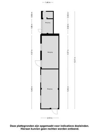 Floorplan - Steenbergseweg 93, 4671 BE Dinteloord