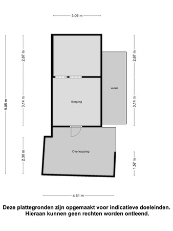 Floorplan - Steenbergseweg 93, 4671 BE Dinteloord