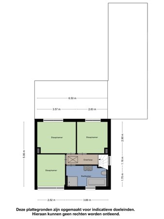 Floorplan - Groene Kruisstraat 64, 4671 EL Dinteloord