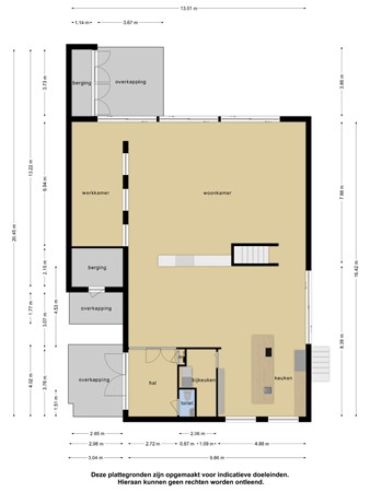 Floorplan - Westgroeneweg 67, 4671 CL Dinteloord