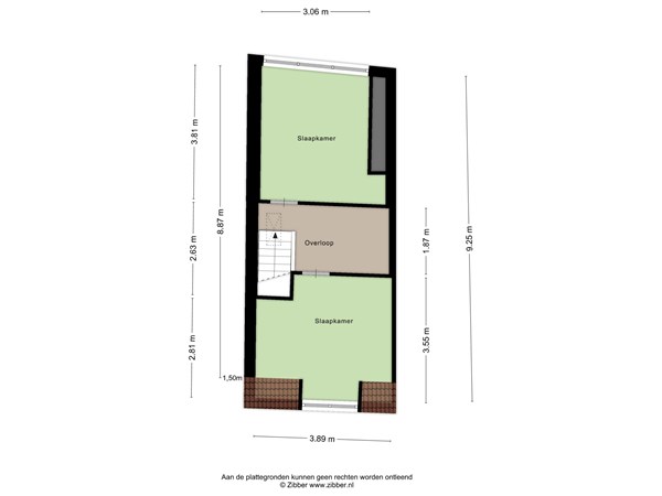 Floorplan - Berenstraat 38, 4651 DN Steenbergen