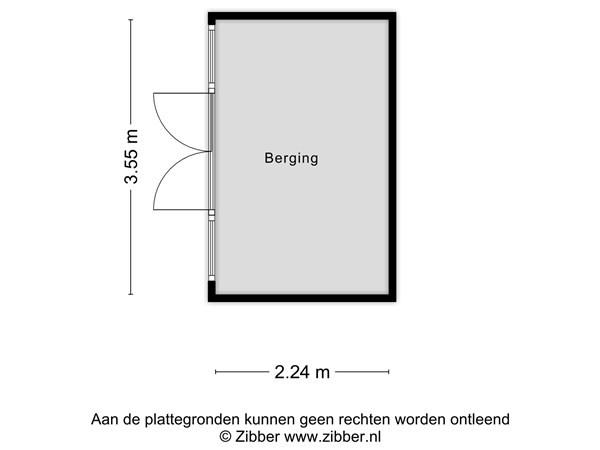 Floorplan - Berenstraat 38, 4651 DN Steenbergen