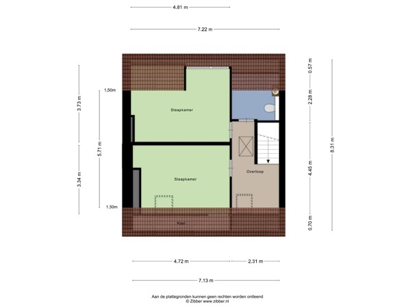 Floorplan - Boompjesdijk 8, 4671 PR Dinteloord