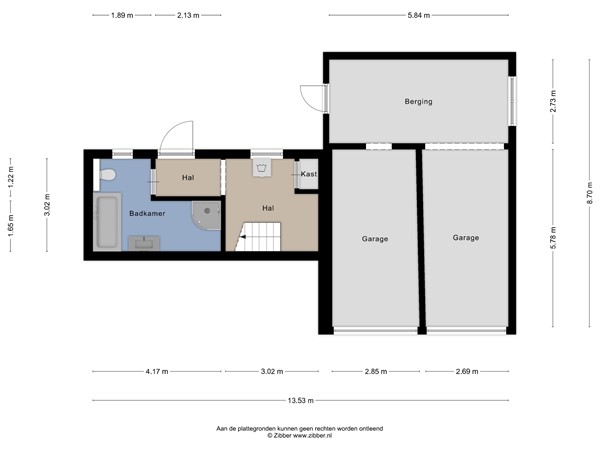 Floorplan - Boompjesdijk 8, 4671 PR Dinteloord