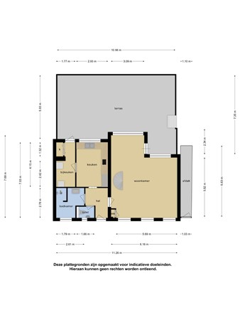 Floorplan - Boompjesdijk 30, 4671 PR Dinteloord