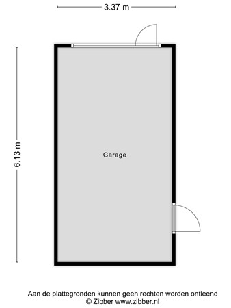 Floorplan - Zuideinde 18, 4671 BK Dinteloord