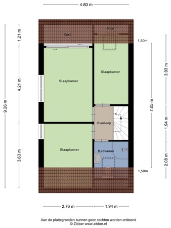 Floorplan - Panneman 14, 4651 WK Steenbergen