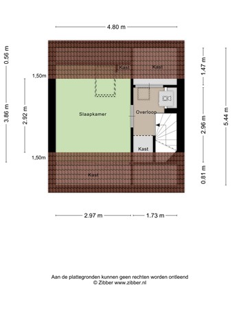 Floorplan - Panneman 14, 4651 WK Steenbergen