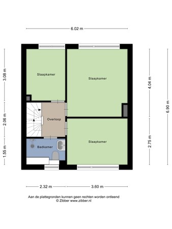 Floorplan - de Vriesstraat 2, 4671 AG Dinteloord