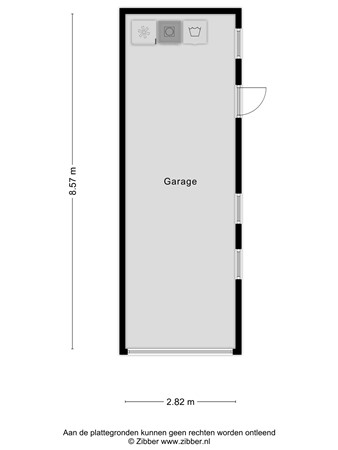 Floorplan - Karel Doormanstraat 51, 4671 AC Dinteloord