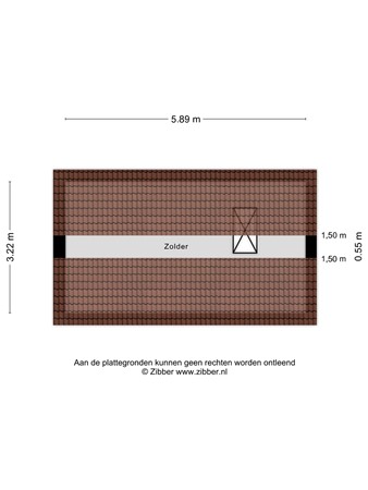Floorplan - Rozemarijnstraat 3A, 4797 AS Willemstad