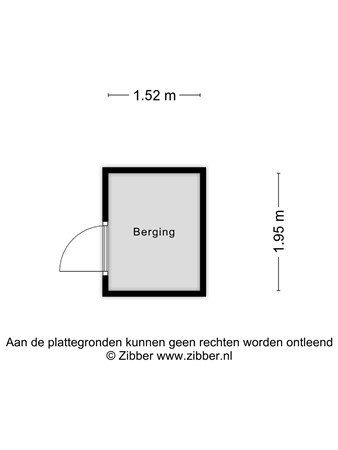 Floorplan - Westvoorstraat 44, 4671 CE Dinteloord