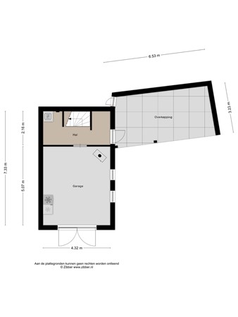 Floorplan - Molenlaan 9, 4671 JC Dinteloord