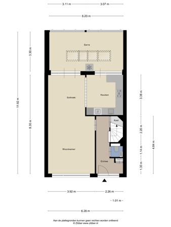 Floorplan - Van Brabantstraat 18, 4651 LK Steenbergen