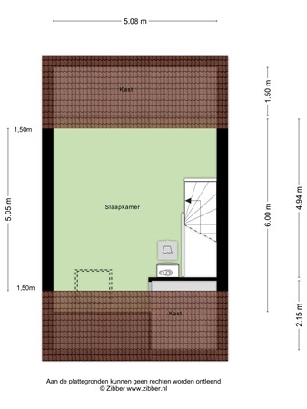 Floorplan - De Galjoen 20, 4671 DZ Dinteloord