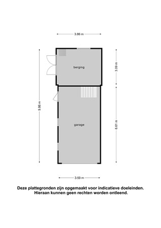 Floorplan - Philips Willemstraat 3, 4671 EX Dinteloord