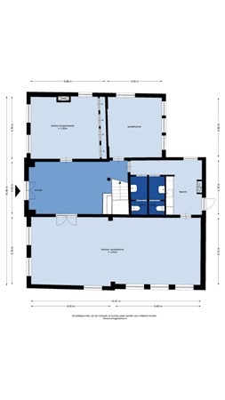 Floorplan - Westvoorstraat 1, 4671 CC Dinteloord