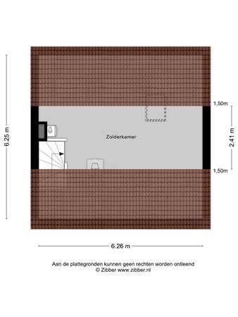 Floorplan - Dorus Rijkersstraat 1, 4671 AA Dinteloord