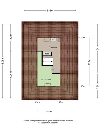 Floorplan - Oosterstraat 1, 4671 BW Dinteloord