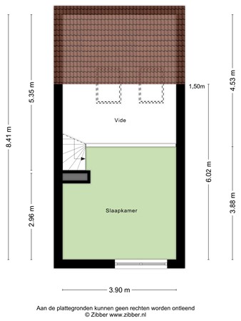 Floorplan - De Pinas 11a, 4671 DX Dinteloord