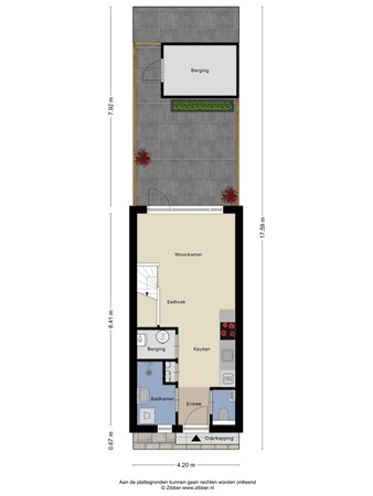 Floorplan - De Pinas 11a, 4671 DX Dinteloord