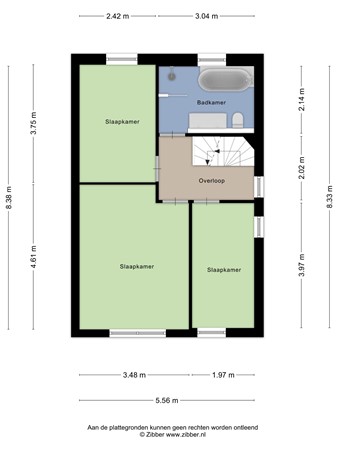 Floorplan - Watermolen 10, 4671 HN Dinteloord