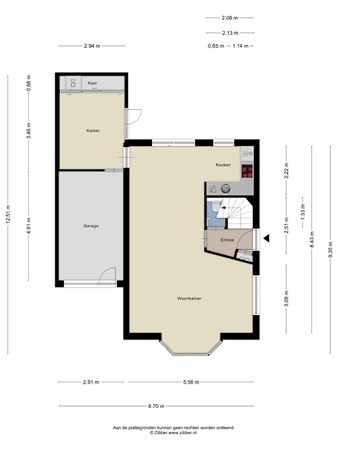 Floorplan - Watermolen 10, 4671 HN Dinteloord