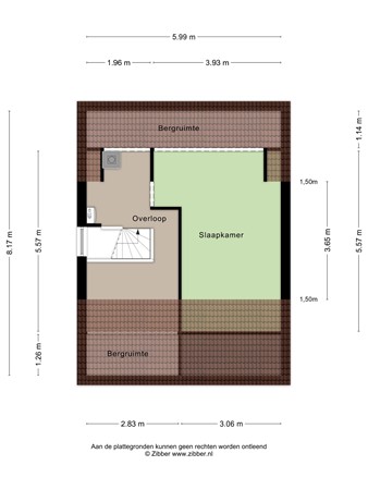 Floorplan - van Hogendorpstraat 4, 4671 KD Dinteloord