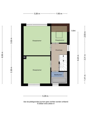 Floorplan - Steenbergseweg 94, 4671 BJ Dinteloord