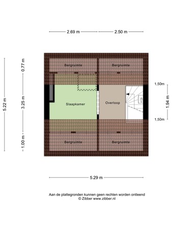 Floorplan - Steenbergseweg 94, 4671 BJ Dinteloord